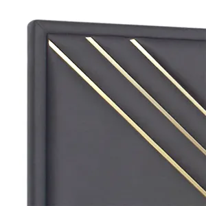 Symmetry Panel Side Rails-Charcoal - Queen/King