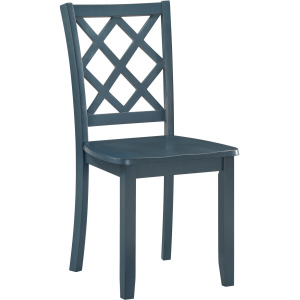 Trellis Dining Chair(2 Per Carton Blue