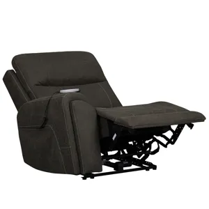 Gaia LAF Recliner W/Power Headrest,footrest, Massage, Heat-Sable