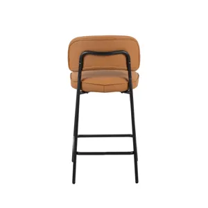 Blythe Orange Vegan Leather Counter Chair(2 Per Carton)