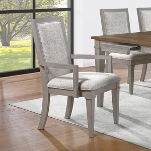 Mariana Upholstered Arm Chair(2 Per Carton-Vintage Creme