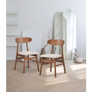 Morocco Dining Chair W/Natural Seat Cushion(2 Per Carton)