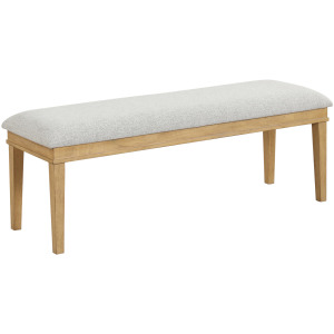 Essence Cushioned Dining Bench-Natural