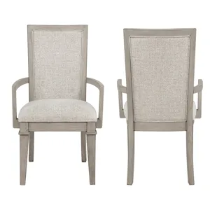 Mariana Upholstered Arm Chair(2 Per Carton-Vintage Creme