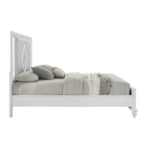 Stardust Footboard & Slats-White - King/California King