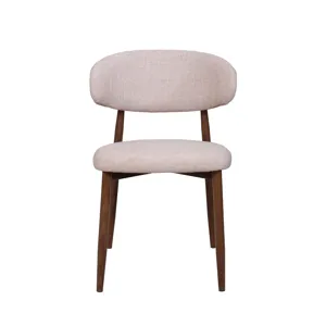 Royce Side Chair W Walnut Metal Frame-Toast(2 Per Carton)