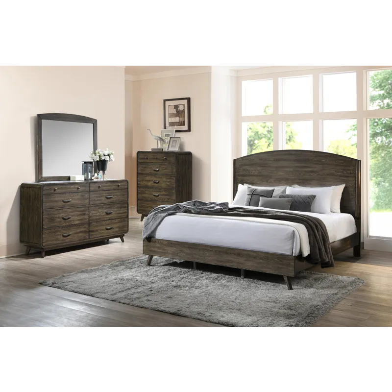 Rex 6/6 Ek 4pcs B/Dresser/Mirror/Chest