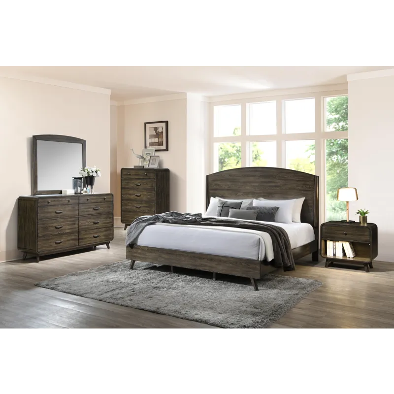Rex 5/0 Q 5pcs B/Dresser/Mirror/Chest/Nightstand