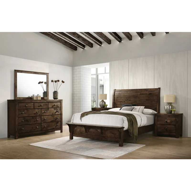 Blue Ridge 6/0 Wk 5pcs B/Dresser/Mirror/2 Nightstands