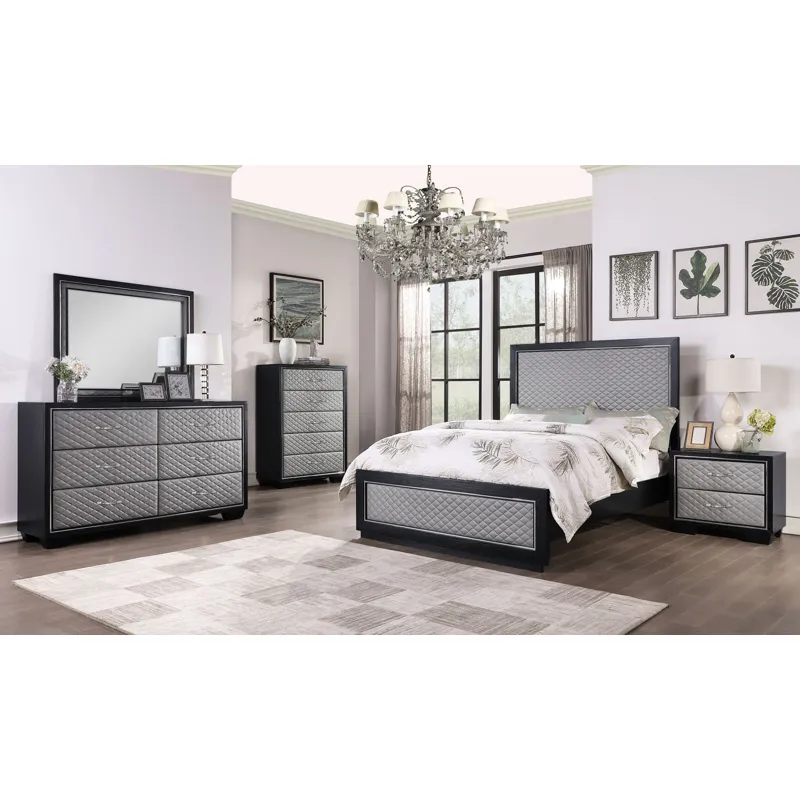 Luxor Dresser-Black/Silver