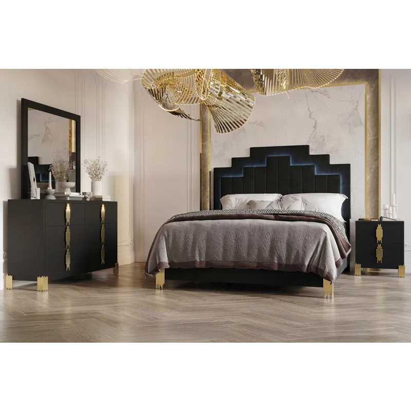 Empire 6/6e K 4pcs B/Dresser/Mirror/Nightstand