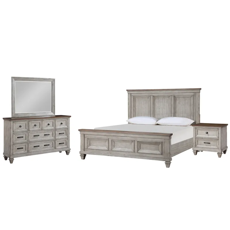 Mariana 4pc-Bed, R, R, S - King
