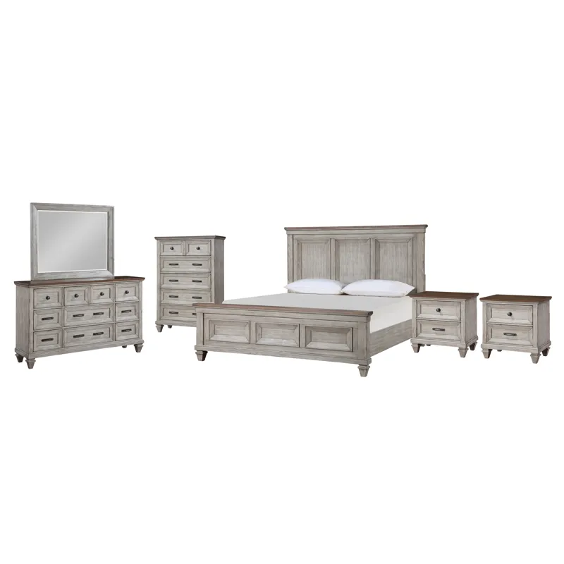 Mariana 6/6 Ek 6pcs B/Dresser/Mirror/Chest/2 Nightstands