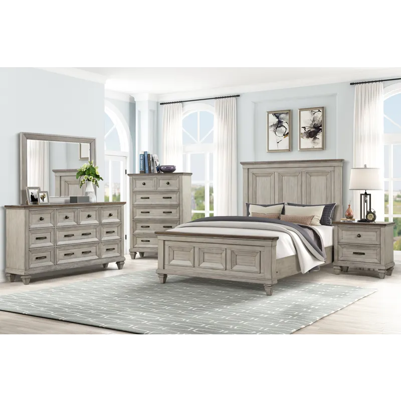 Mariana 5/0 Q 6pc B/Dresser/Mirror/Chest/2 Nightstands