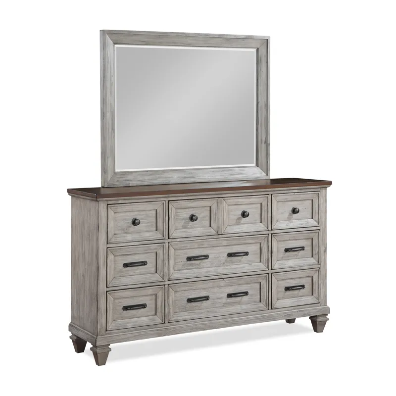 Mariana 2pc Dresser & Mirror Set