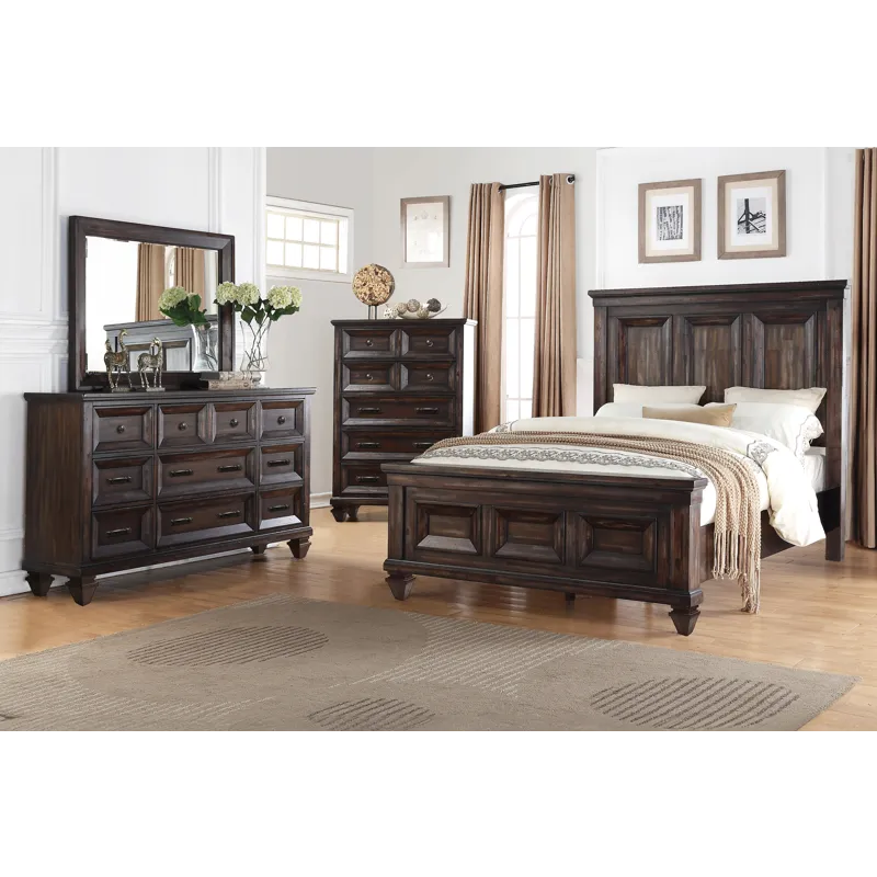 Sevilla 4pc Bed, R, R, H - Queen