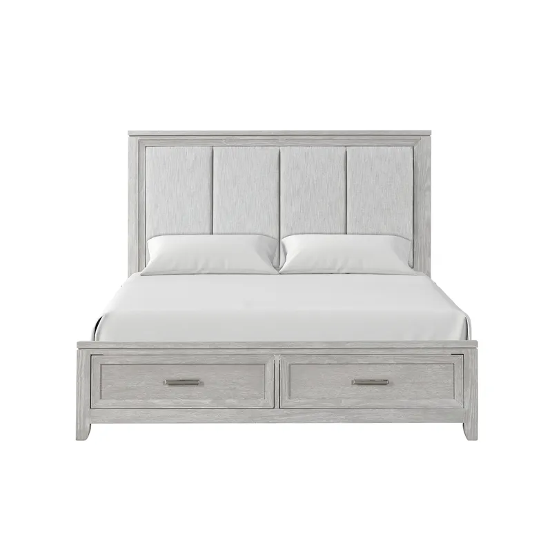 Fiona Bed, Mist Gray - California King