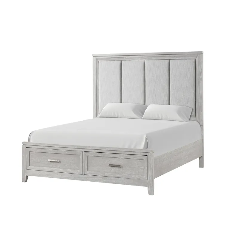 Fiona Bed, Mist Gray - Queen