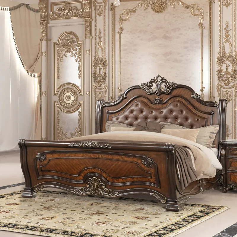 Bella Notte Padded Sleigh Bed Eastern Bed Only - King