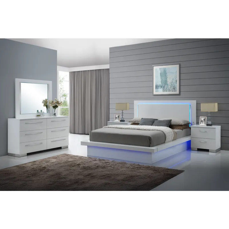 Sapphire 5/0 Q 5pcs B/Dresser/Mirror/2 Nightstands