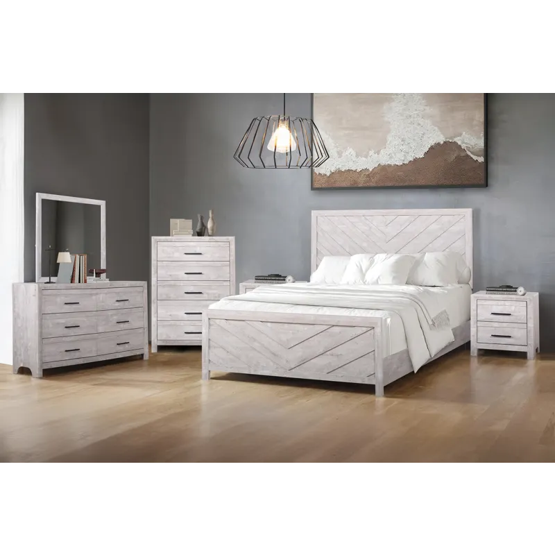 Biscayne 6/0 Wk 6pcs B/Dresser/Mirror/Chest/2 Nightstands