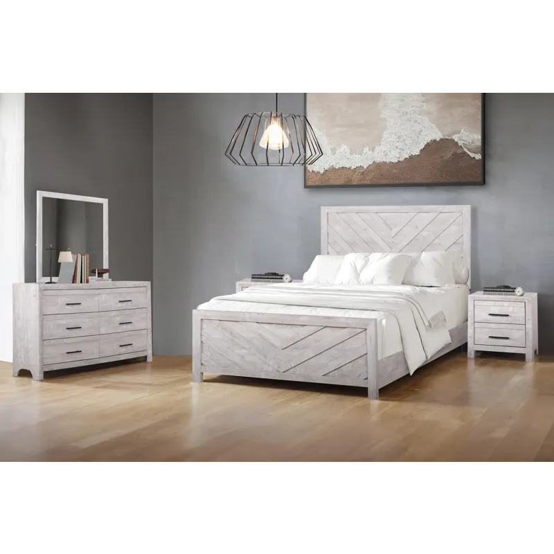 Biscayne 5/0 Q 5pcs B/Dresser/Mirror/2 Nightstands