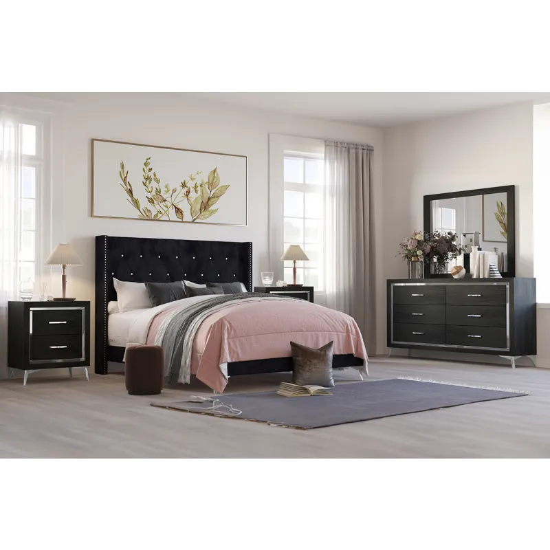 Huxley 6/0 Wk 5pcs B/Dresser/Mirror/2 Nightstands