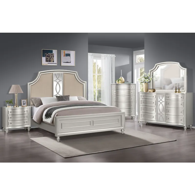Reflections 6/6 Ek 5pcs B/Dresser/Mirror/Chest/Nightstand