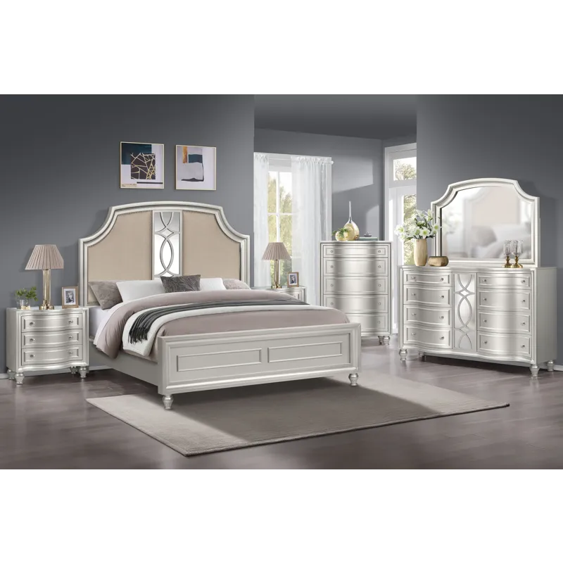 Reflections 6/6 Ek 6pcs B/Dresser/Mirror/Chest/2 Nightstands