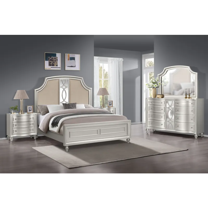 Reflections 5/0 Q 5pcs B/Dresser/Mirror/2 Nightstands