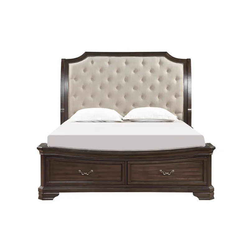 Lyndhurst Walnut Bed Only - California King