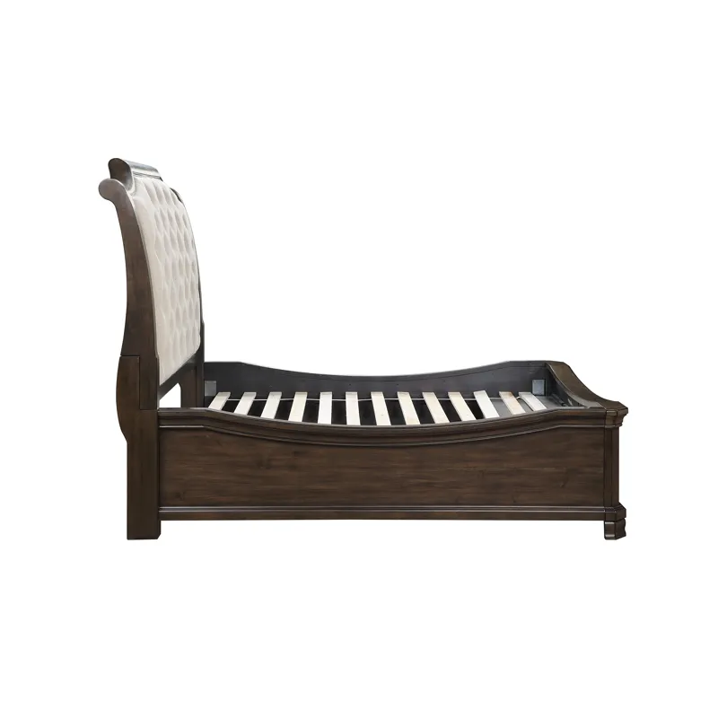 Lyndhurst Walnut Bed Only - Queen