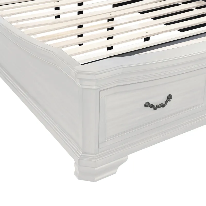 Lyndhurst White Bed Only - King