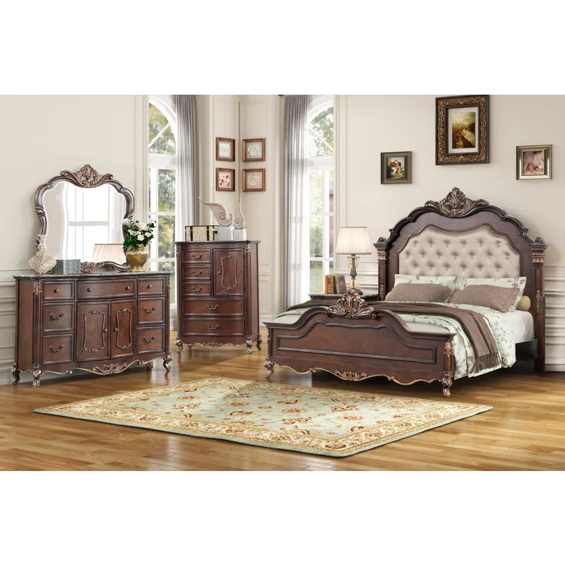 Constantine 6/6 Ek 4pcs B/Dresser/Mirror/Chest
