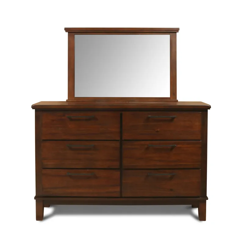 Cagney Dresser & Mirror Chestnut