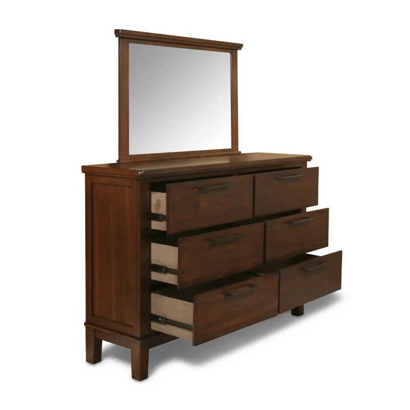 Cagney Dresser & Mirror Chestnut