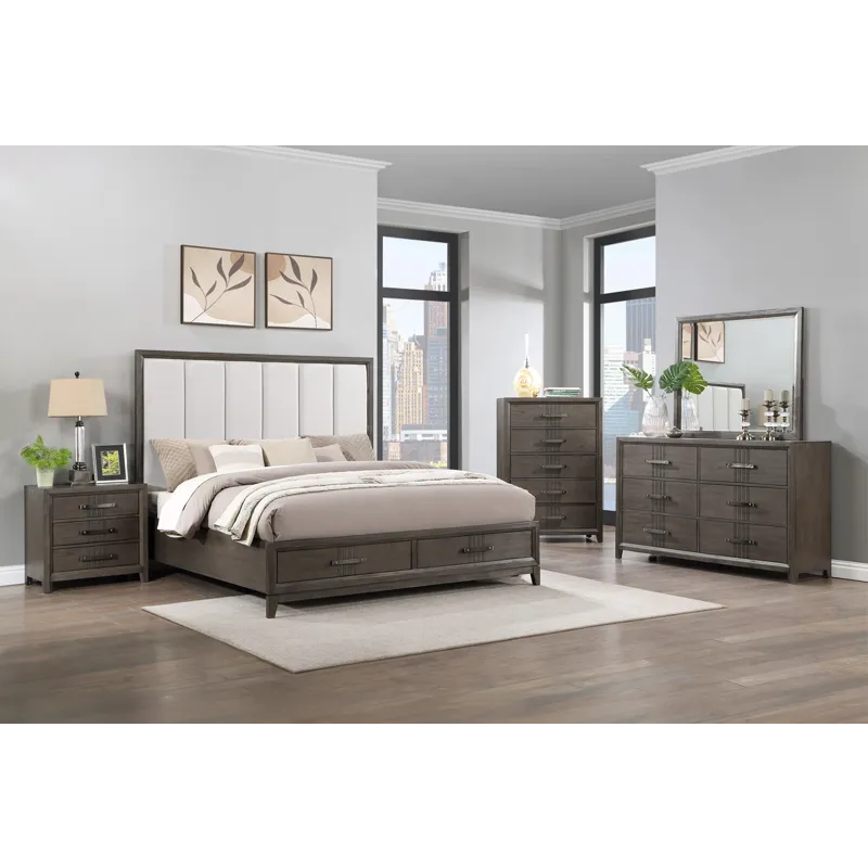 Landon 6/0 Wk 5pcs B/Dresser/Mirror/Chest/Nightstand