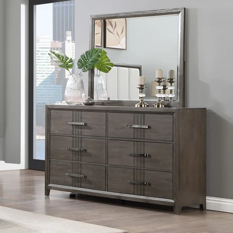 Landon 2pc Dresser & Mirror Set
