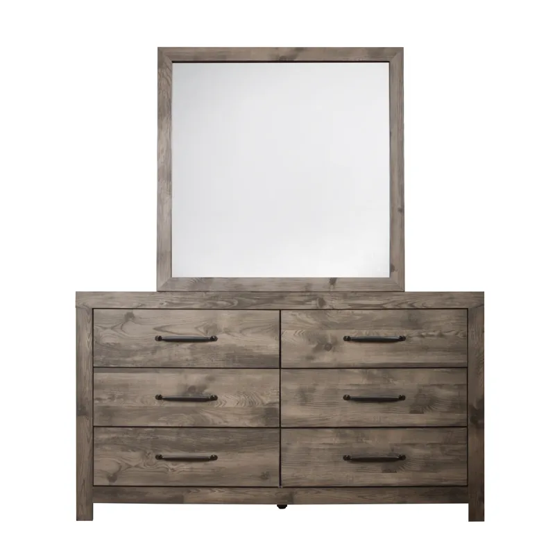 Misty Lodge 2pc Dresser & Mirror Set