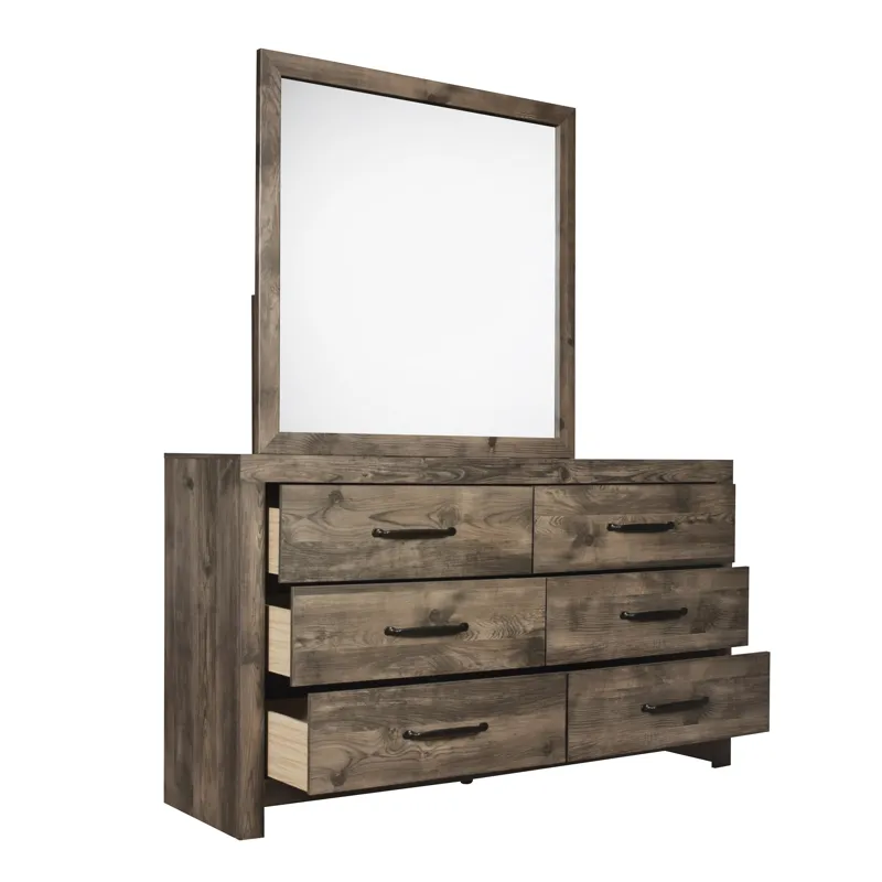 Misty Lodge 2pc Dresser & Mirror Set