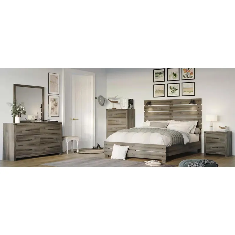 Misty Lodge 6/6-5/0 Ek/Q Side Rails-Greige