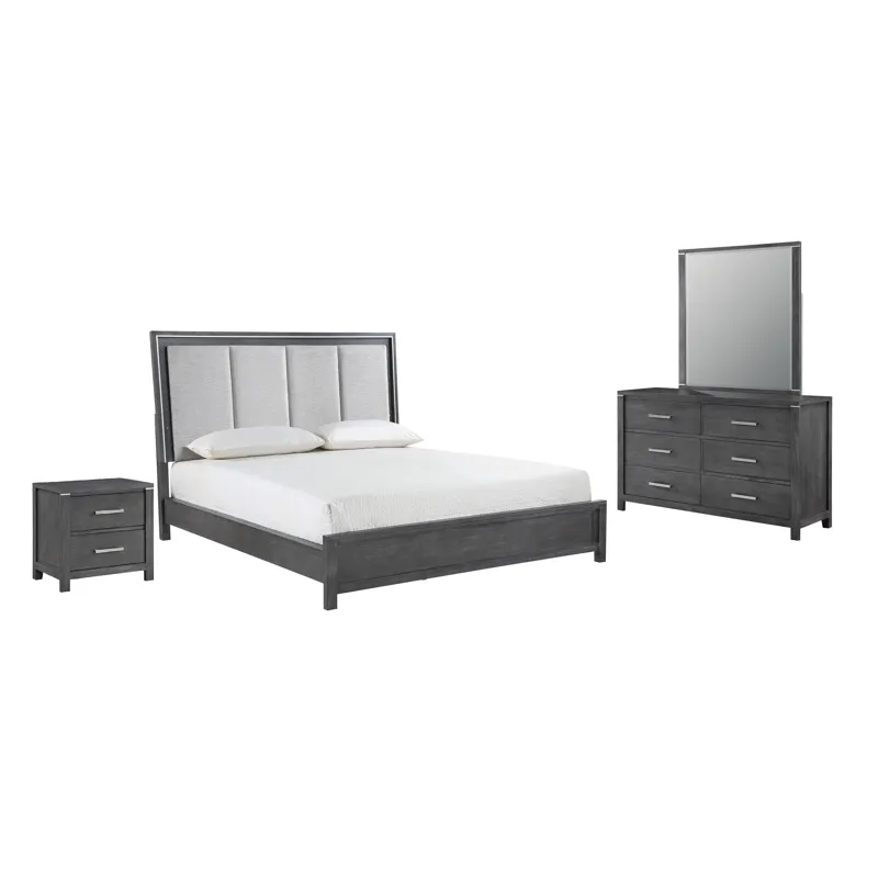 Odessa 6/6e K 4pcs B/Dresser/Mirror/Nightstand