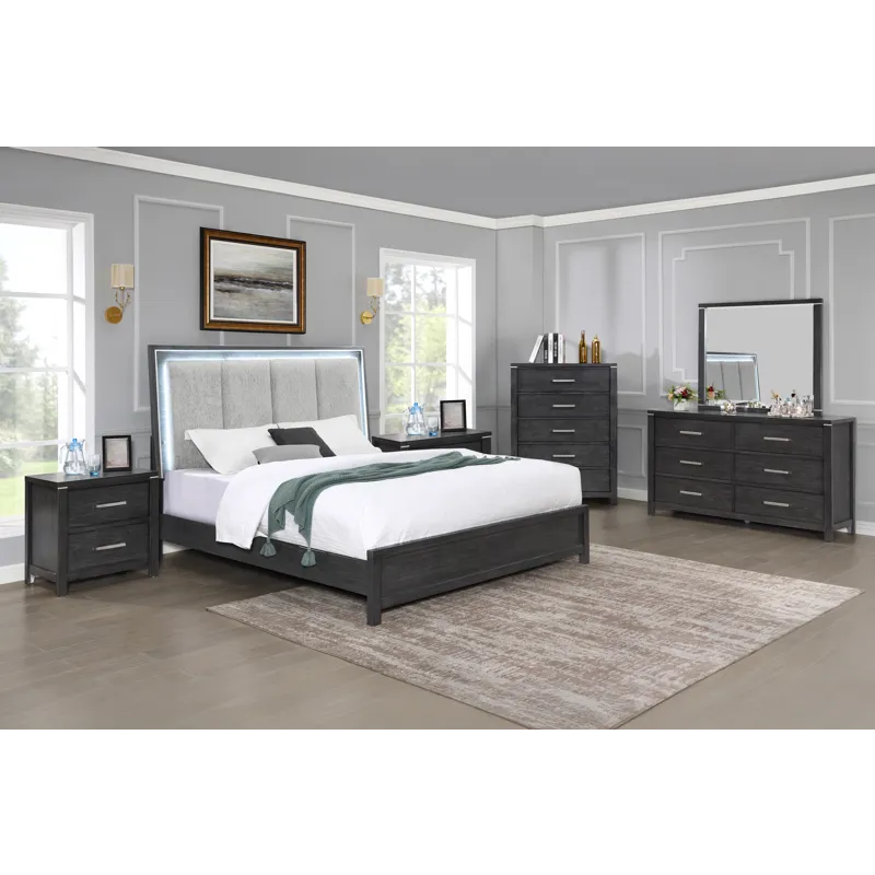 Odessa 6/0 Wk 6pcs B/Dresser/Mirror/Chest/2 Nightstands