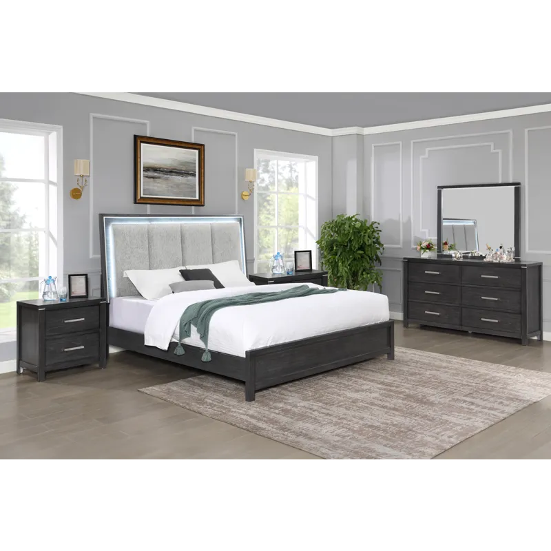 Odessa 5/0 Q 5pcs B/Dresser/Mirror/2 Nightstands