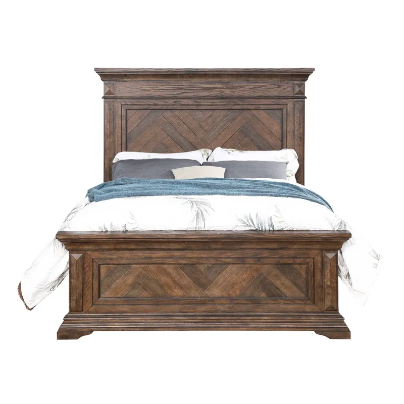 Mar Vista Bed-Walnut - Queen