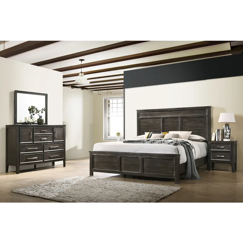 Andover 4pc-Bed, R, R, S Nutmeg - Queen