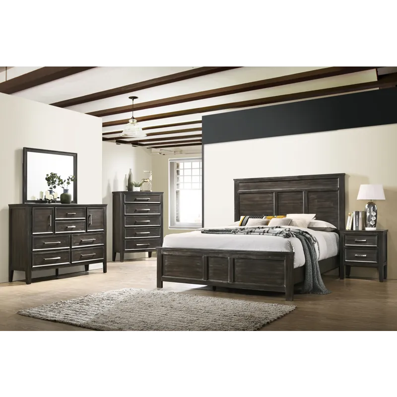 Andover 5pc-Bed, R, R, S, H Nutmeg - Queen