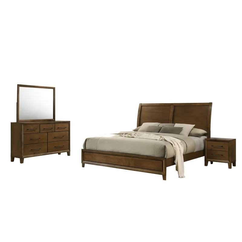 Ballard 6/6 Eastern King 4pcs B/Dresser/Mirror/Nightstand