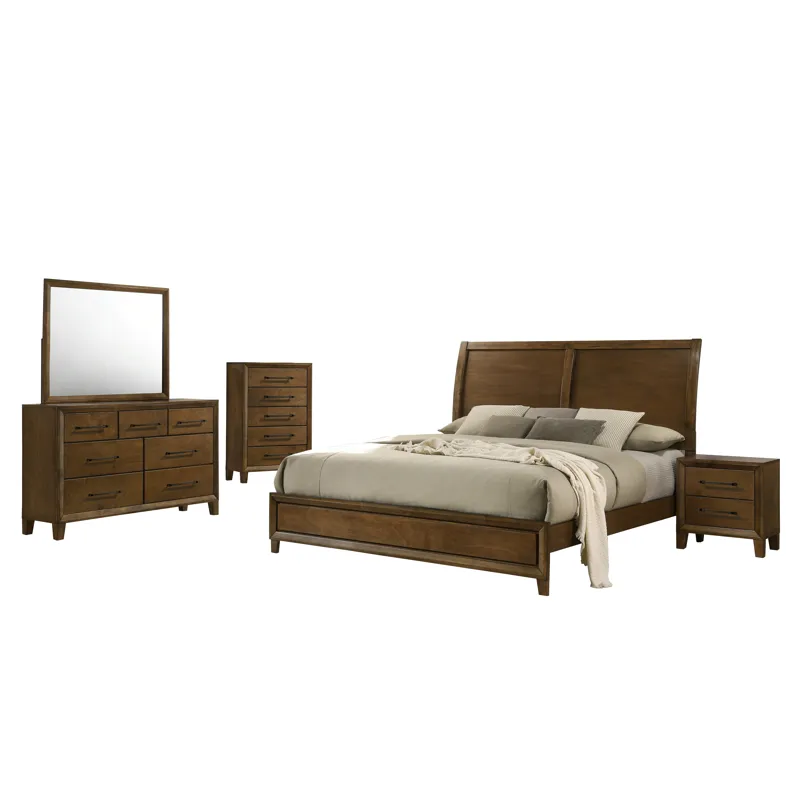 Ballard-6/0 Western King 5pcs B/Dresser/Mirror/Chest/Nightstand