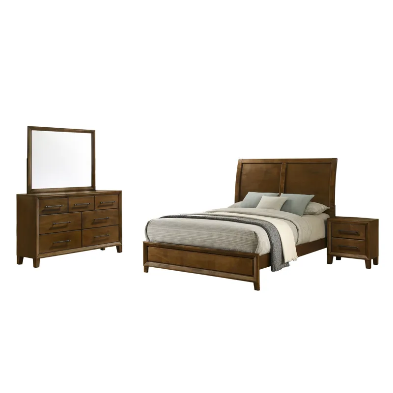 Ballard-5/0 Queen 4pcs B/Dresser/Mirror Nightstand